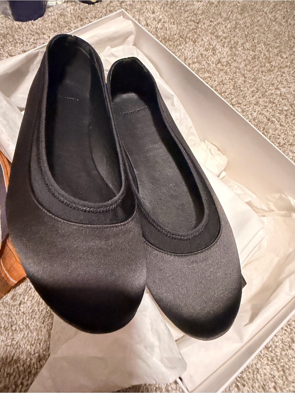 Loulou Studio - Frano Satin Ballet Flats - Picture 4 of 8